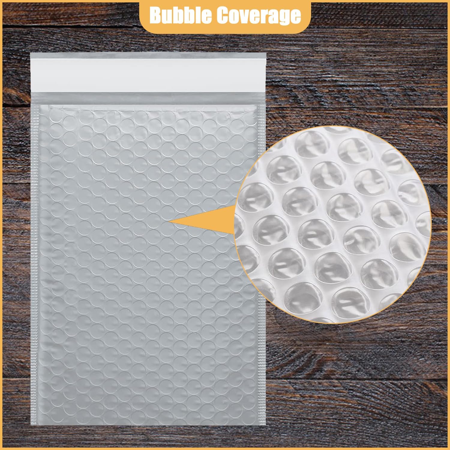 8.5in x 11in Bubble Mailer, Gray Poly Mailer, Padded Envelope, Shipping Envelope, Waterproof, Self-Sealing, For Small Business, Shipping, Mailing, Boutique Packaging(100PCS)