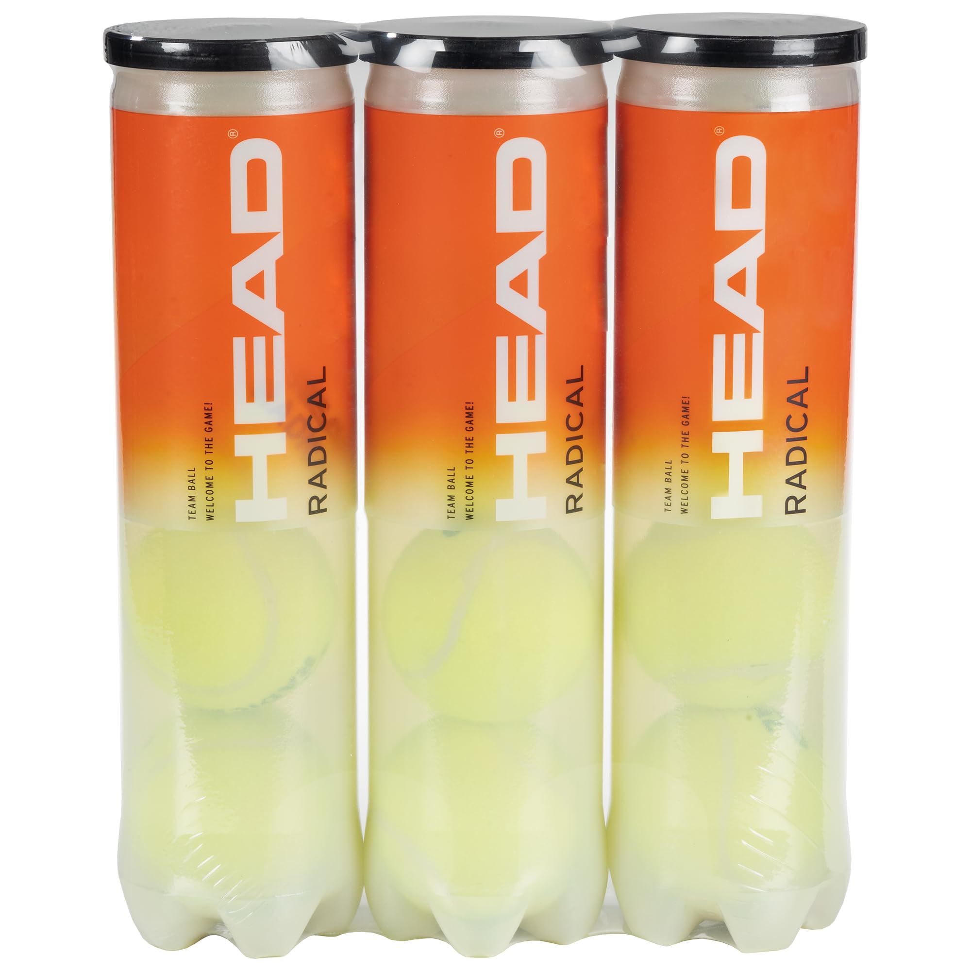 HEAD Radical Tennis Balls Tri-Pack (12 Balls)