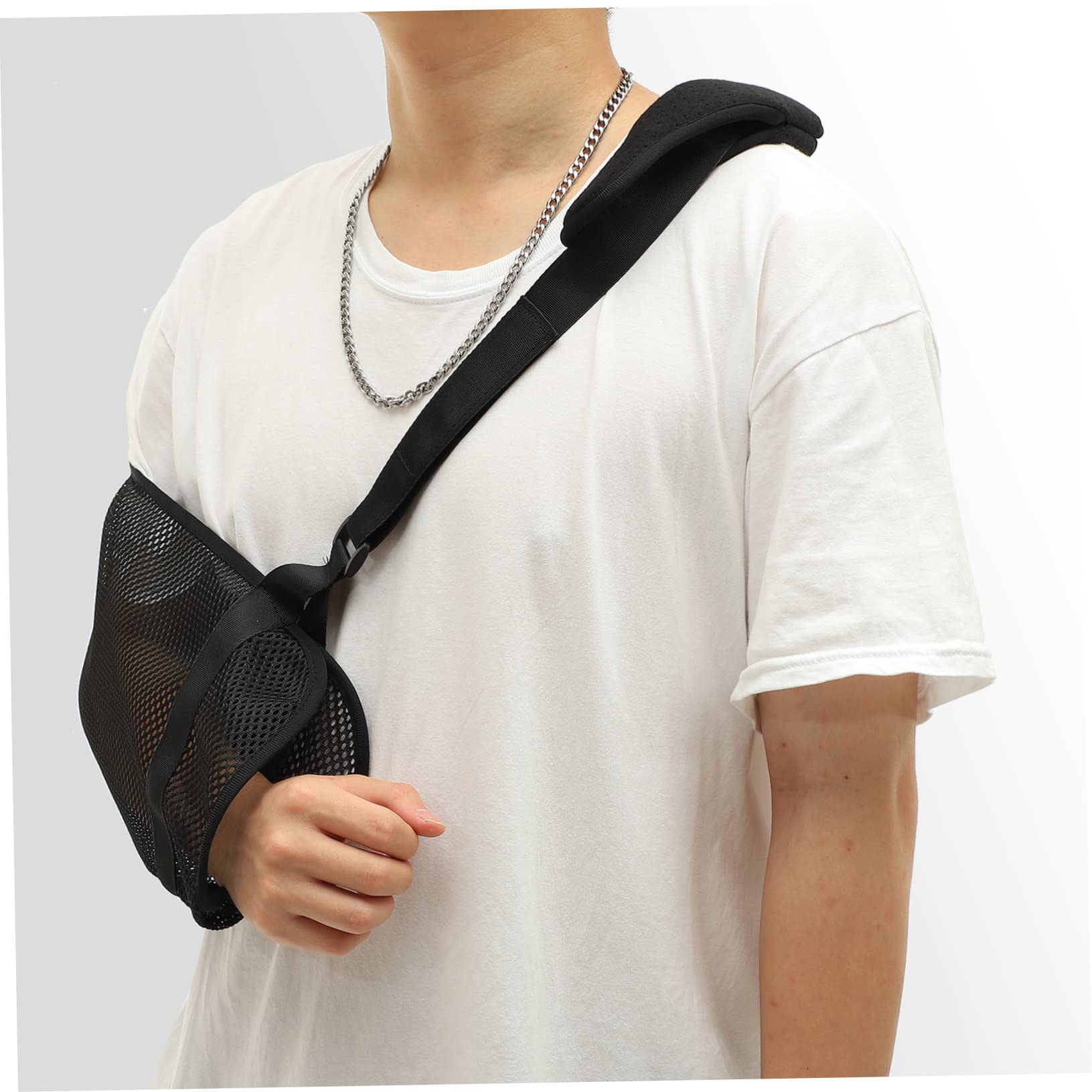 HOODANCOS Adjustable Breathable Arm Sling Ergonomic Shoulder Immobilizer for Broken Arm Support Durable Protective Elbow Protector for Comfortable and Enhanced Breathability