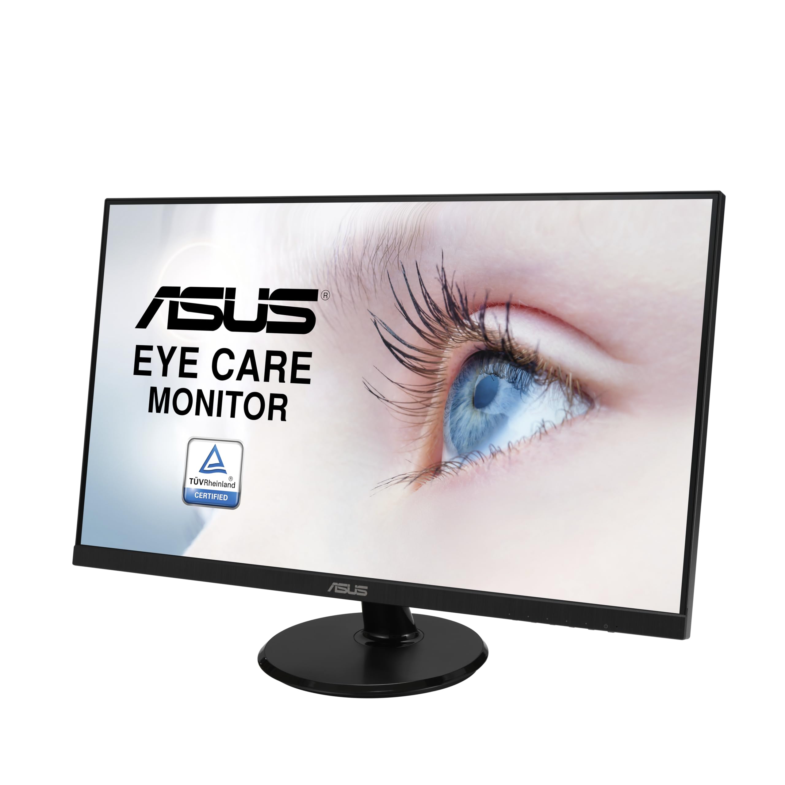 ASUS VA27DQ Eye Care Monitor – 27 inch, FHD (Full HD 1920 x 1080), IPS, Frameless, 75Hz, Adaptive-Sync/FreeSync, DisplayPort, HDMI, Eye Care, Low Blue Light, Free, Wall Mountable
