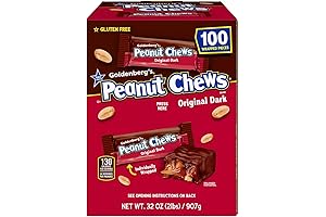 Goldenberg's Peanut Chews Original Dark Chocolate Gravity Feeder