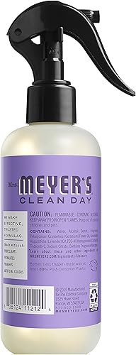 Miniatura 161 de Mrs. Meyer's Clean Day - Ambientador en espray, atomizador sin aerosol infundido con aceites esenciales, albahaca, 8 onzas líquidas