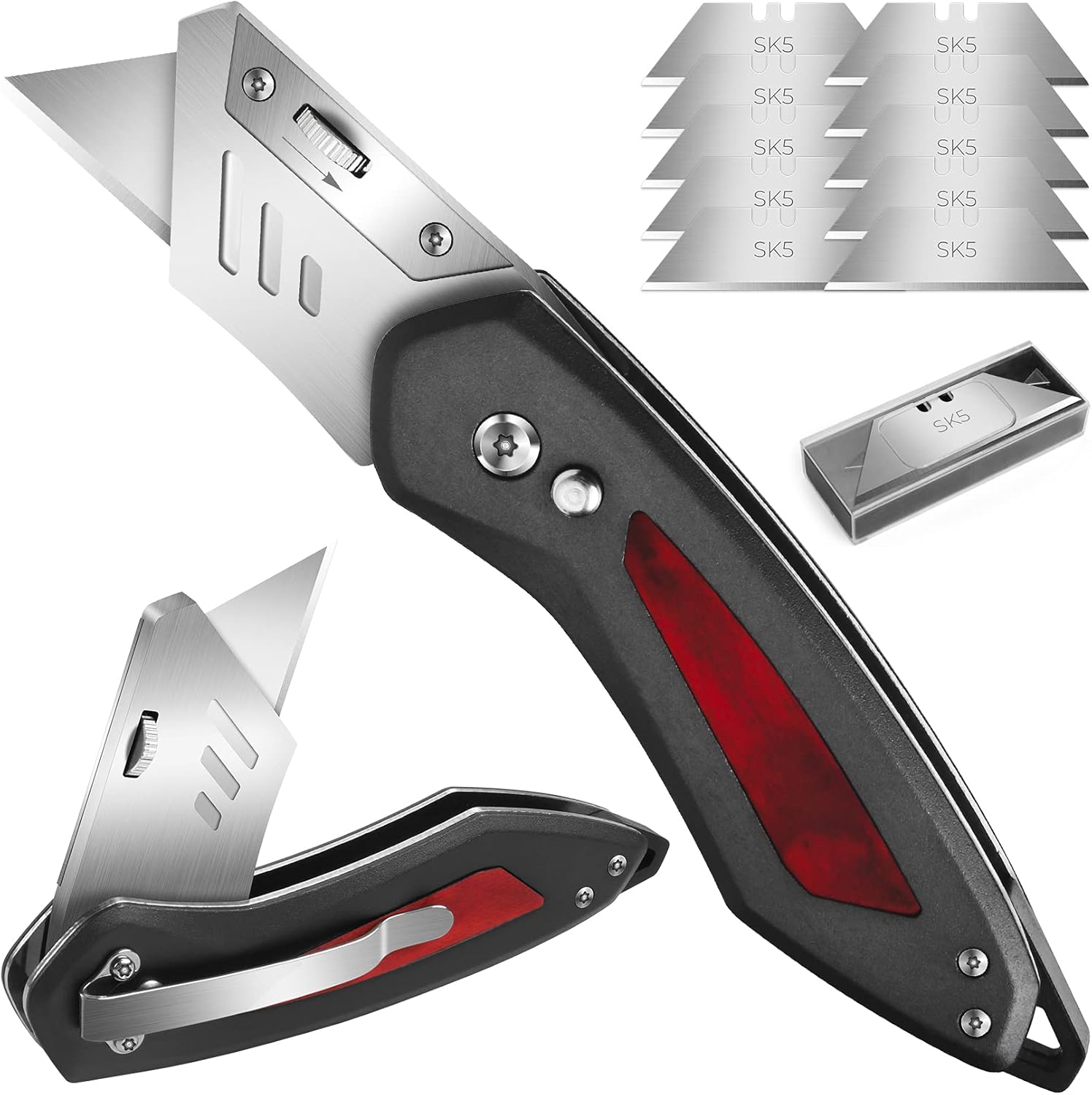 Buy 1Pack Utility Knife Box Cutters Retractable Folding Utility Knife