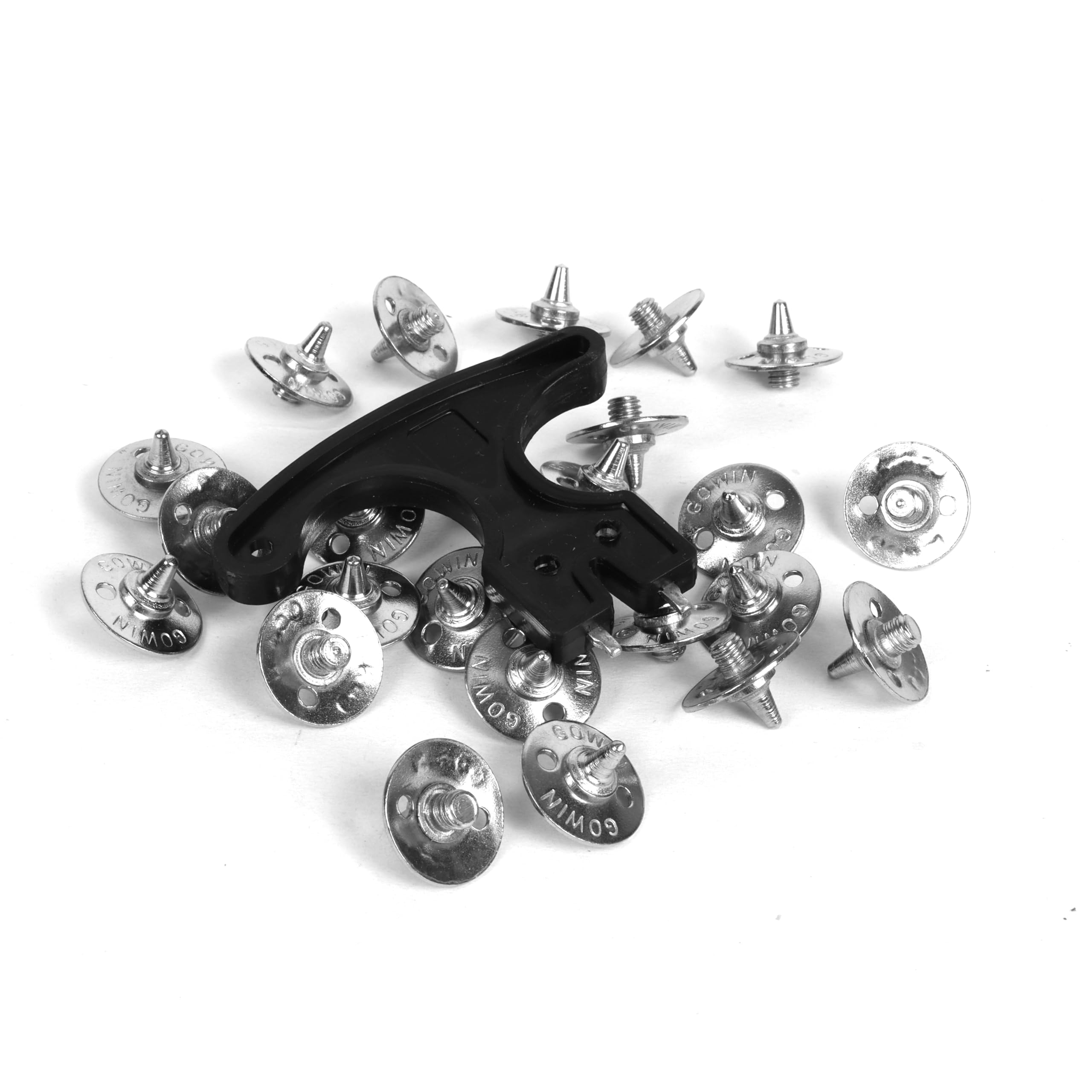 KNK Cricket Metal Spikes (24pcs) – Durable Shoe Spikes for Bowlers, Batsmen & Fielders – Enhanced Grip on Green Outfield