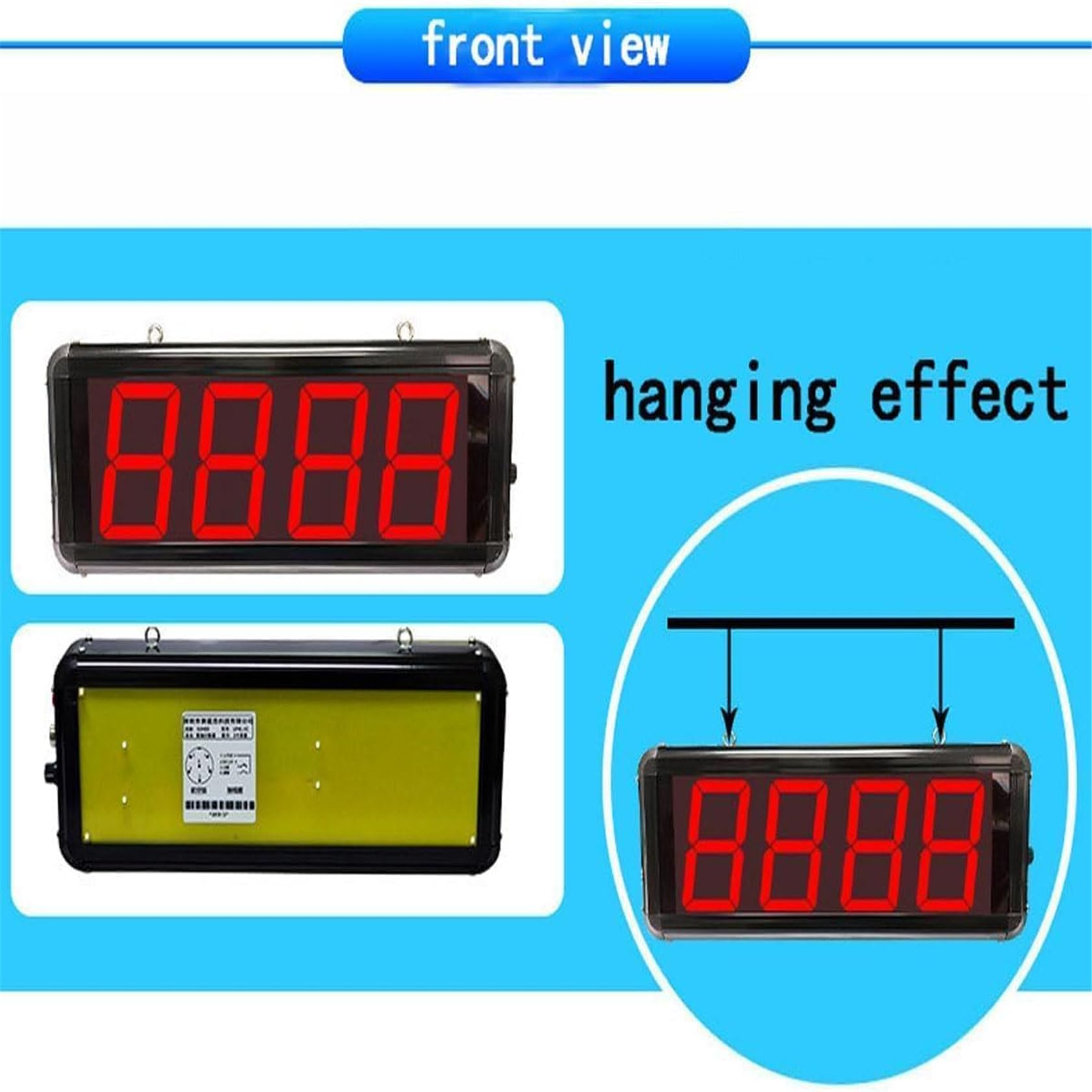 Compteur numérique, affichage LED à 6 chiffres, compteur jusqu'à 999999, distance d'induction réglable de 0 à 20 m