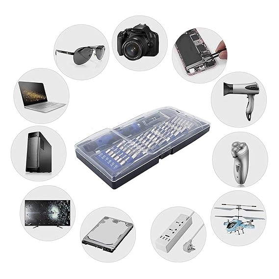 Multifunction Screwdriver Set, Easy to Use Portable Screwdriver Bits Kit Durable Repair Tool Kit with Smooth Handle for Home