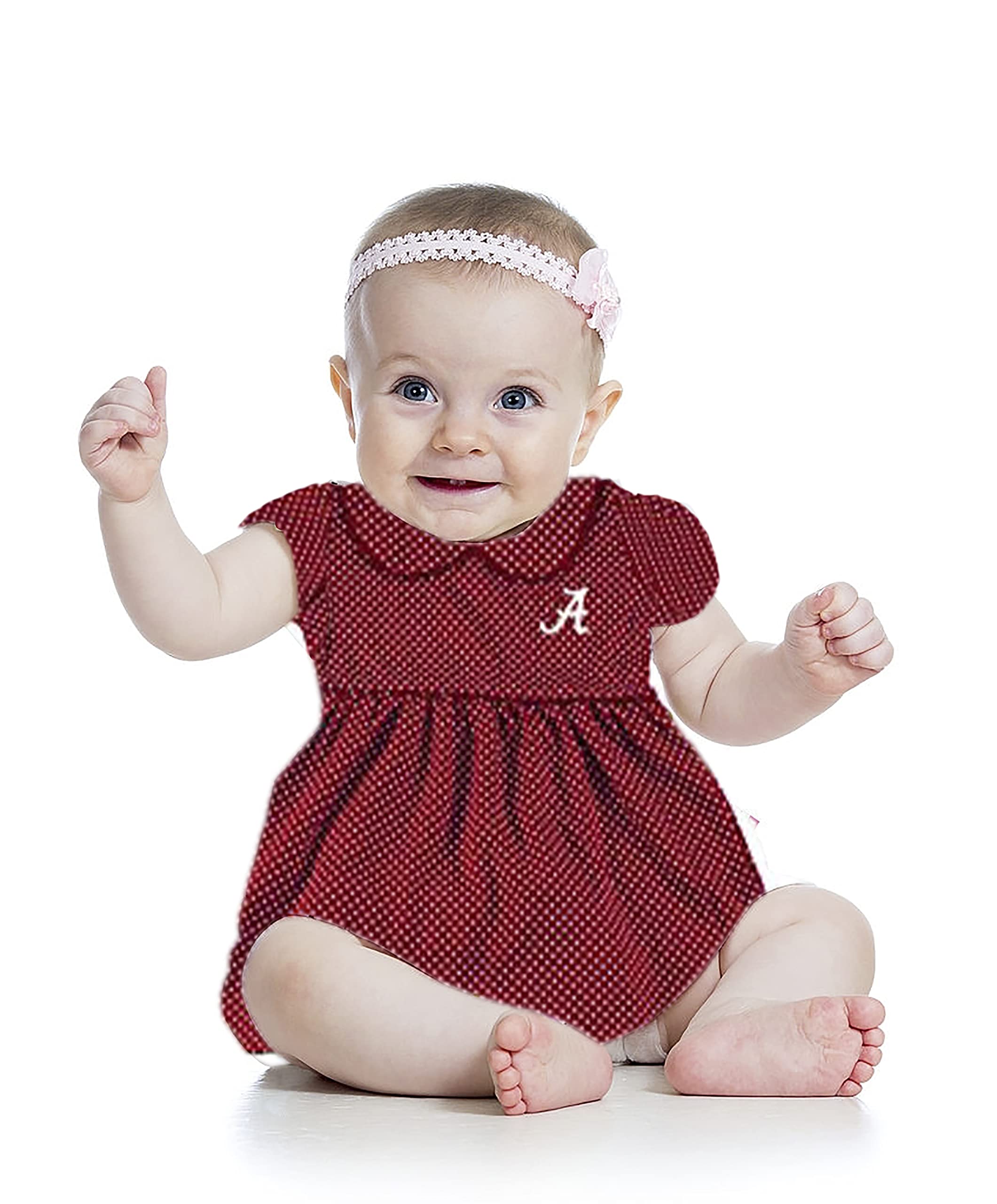 Two Feet Ahead Baby Girl Peter Pan Collar Dress With Bloomers - Sizes 0-3M To 4T