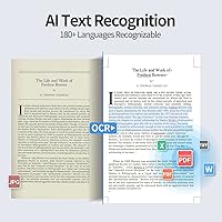 Vista 6 de CZUR Aura Pro Book & Document Scanner,Capture A3 & A4, Auto-Flatten & Deskew Powered by AI Technology, Foldable & Portable, Compatible with Windows