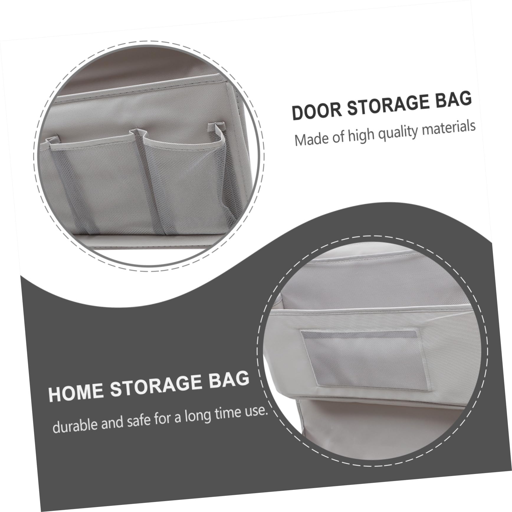 Portaborsa Organizer Strati da Appendere Tasche Portaoggetti da Parete per Camera da Letto Bagno Cucina Ufficio