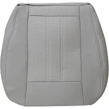 GXARTS Driver or Passenger Side Bottom Replacement Perforated Leather Seat Cover Gray #ALX1 Compatible with Chrysler Town & Country 2011 2012 2013 2014 2015 2016