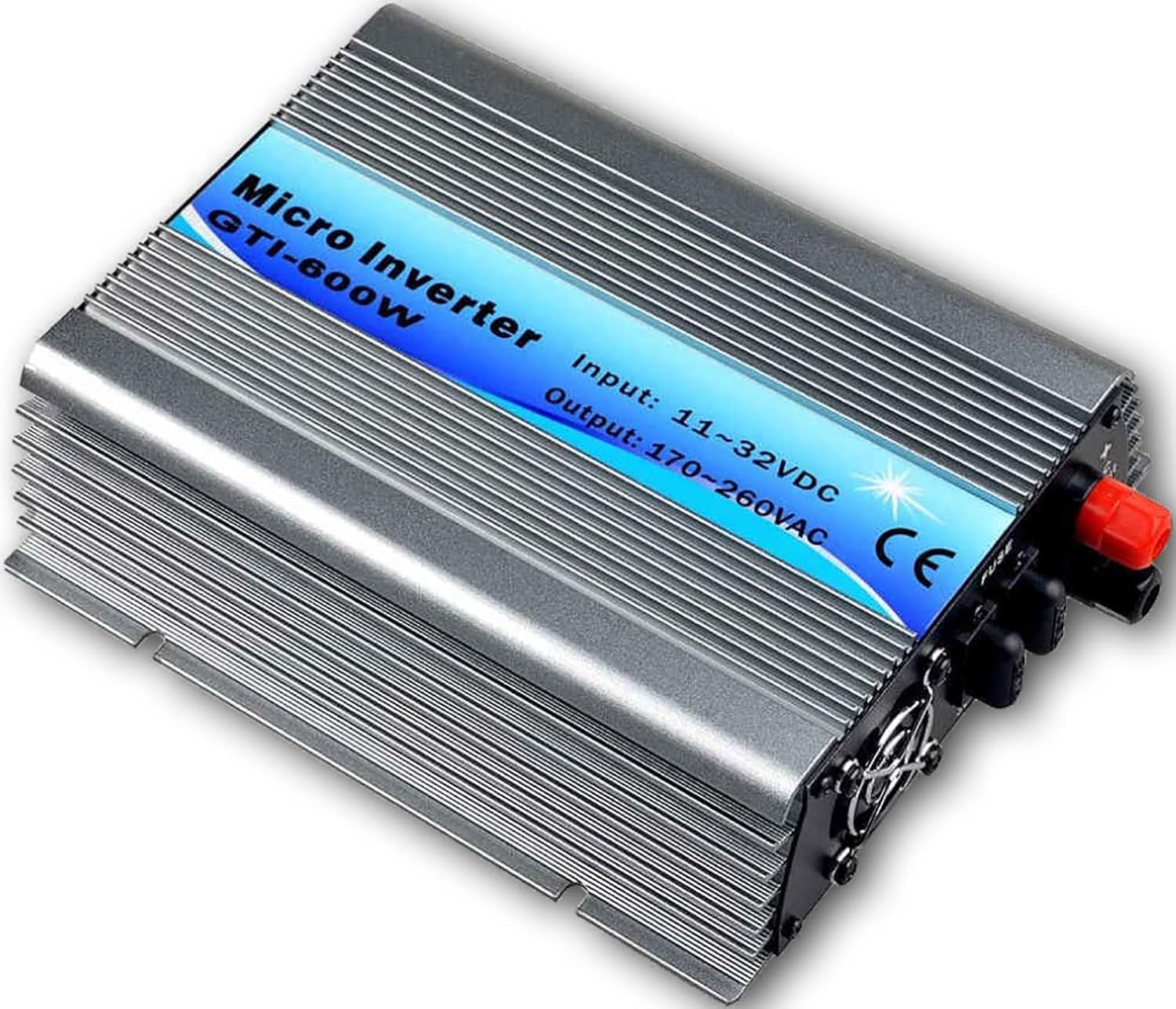 el Inversor de Conexión A La Red de 600 W Se Puede Apilar para Un Panel Solar de 12 V/batería de 24 V con Entrada de DC10.5-28V AC230V MPPT Micro Inversor Onda Sinusoidal Pura