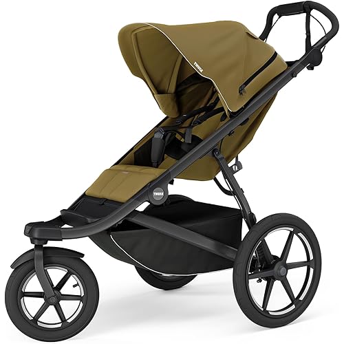 Thule Urban Glide 3 Single Child All-Terrain Stroller, Full-Suspension System, Air-Filled Tires, Upright seat with Adjustable Recline and Built-in legrest