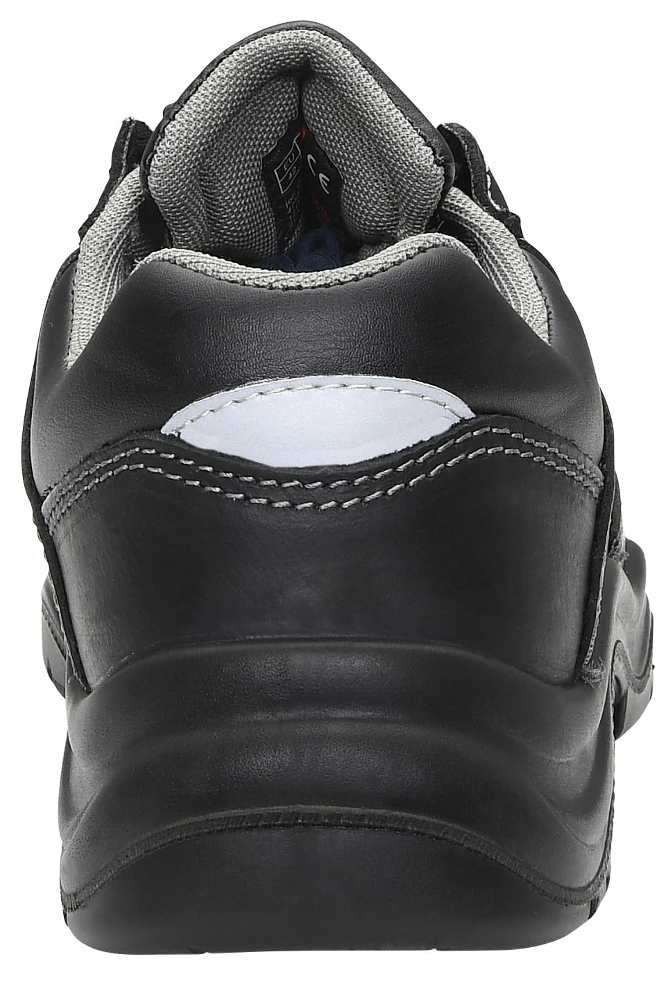 JORI 12111 Basic Compo Low S3 Herren und Damen Arbeits & Sicherheitsschuhe, Leder Sicherheitsschuhe S3, SRC, Schnürung, Kunststoffkappe, Metallfreier Durchstrittsschutz Schwarz (Schwrz), EU 42