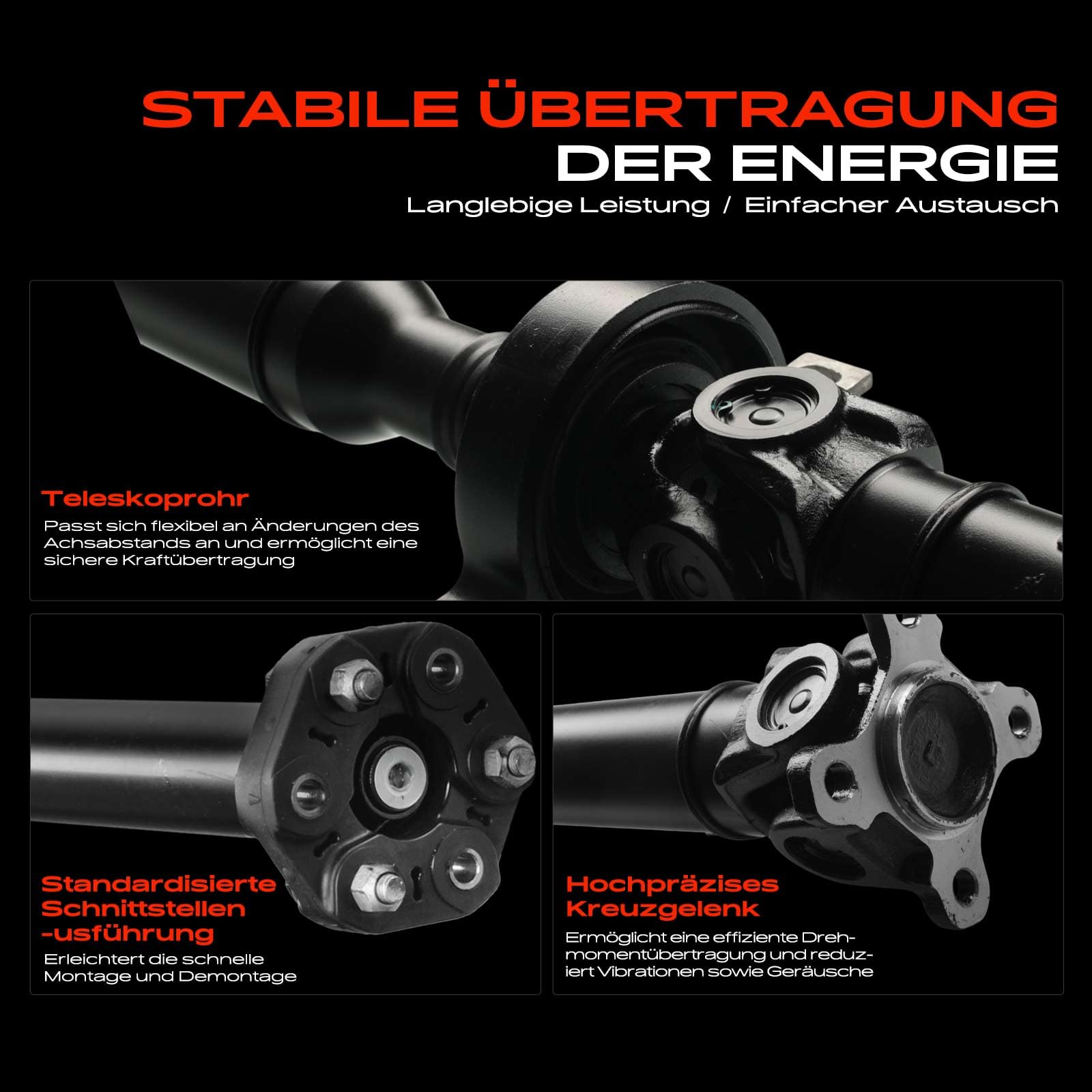 Cardan 1407mm Remplacement Arbre De Cardan BMW Série 1 - 1407mm -  Compatible 116i 118i 120i Essence 2004-2013 Cardan BMW 116i 118i