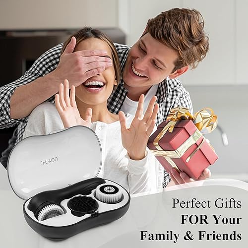 Miniatura 7 de Cepillo de limpieza facial limpiador facial LFOYOU Cepillo limpiador eléctrico recargable IPX7 impermeable con estuche de viaje - Cepillo de lavado