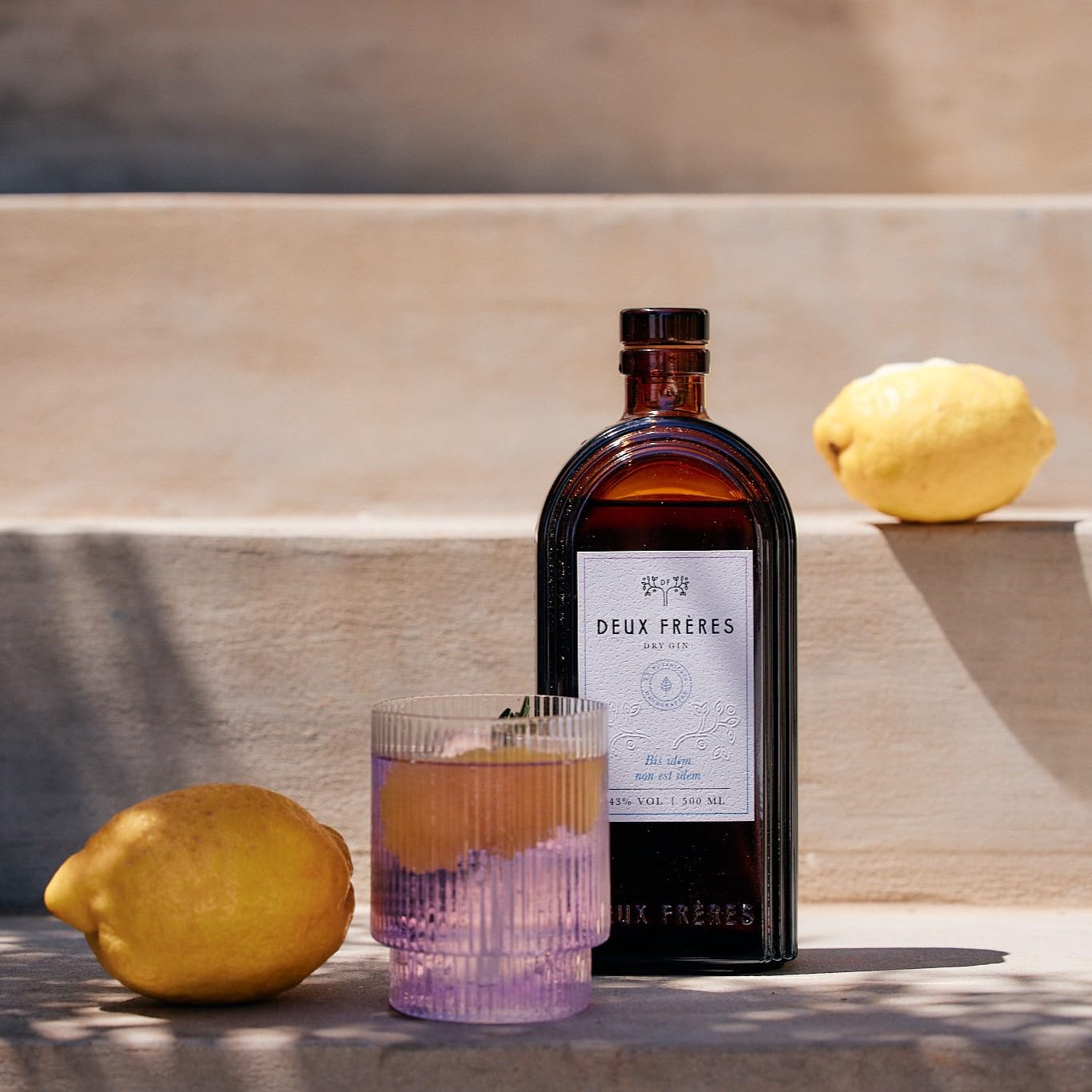 DEUX FRÈRES DRY GIN – 0,5l – 43% - Dry gin