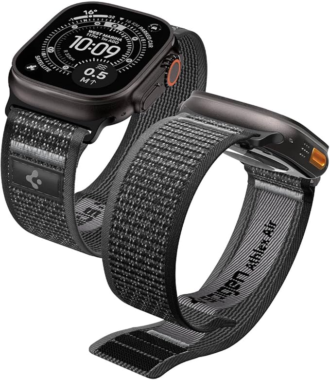 Spigen Cinturino Athlex Air 2 Compatibile con Apple Watch Ultra 3/2/1 49mm, Series 11/10 46mm, Series 9/8/7-4/SE 45mm, 44mm