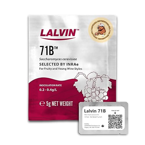 Miniatura 8 de Lalvin Sampler - Levadura de vino (paquete de 12) - Hacer Kombucha de Mead de Sidra de Vino en casa - 0.18 oz Sachets - Saccharomyces cerevisiae -