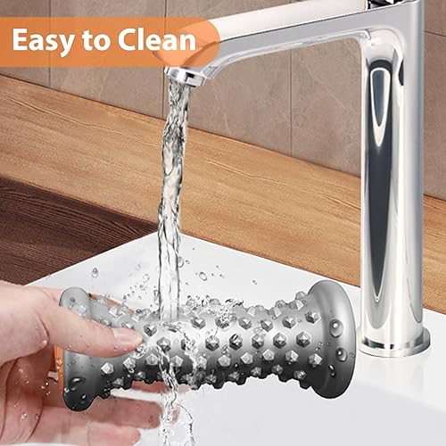 Miniatura 4 de BESKAR Rodillo masajeador de pies para alivio de la fascitis plantar, rodillo portátil para pies a tejido profundo, masaje muscular de arco de pies