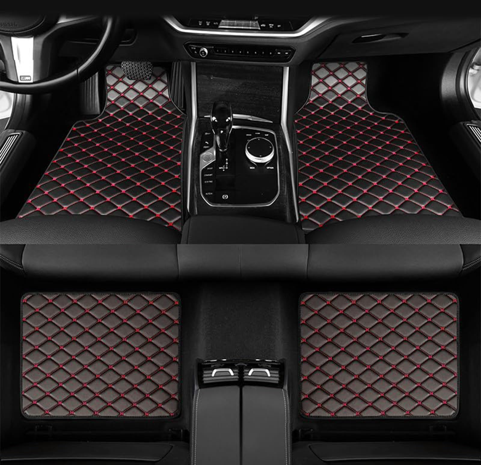 Alfombrillas de coche para Volvo XC40 y C40 Recharge 2018-2024 | Set impermeable completo