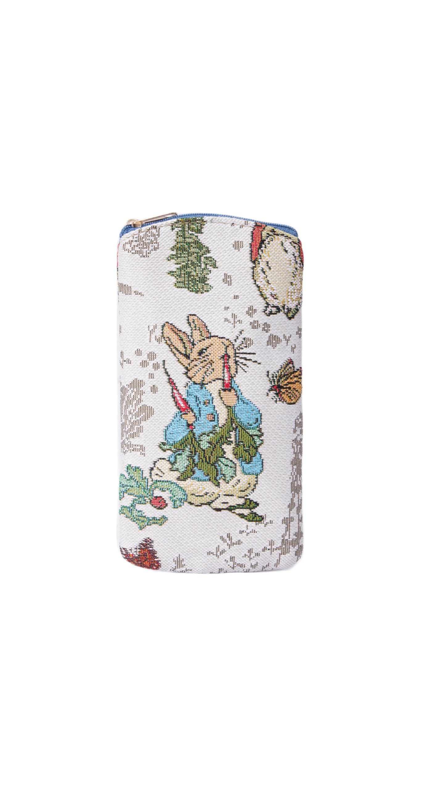 Signare Women's Peter Rabbit Tapestry Glasses Pouch For Eyeglass Case With Fashion Pattern Design (Gp02-) (Peter Rabbit)