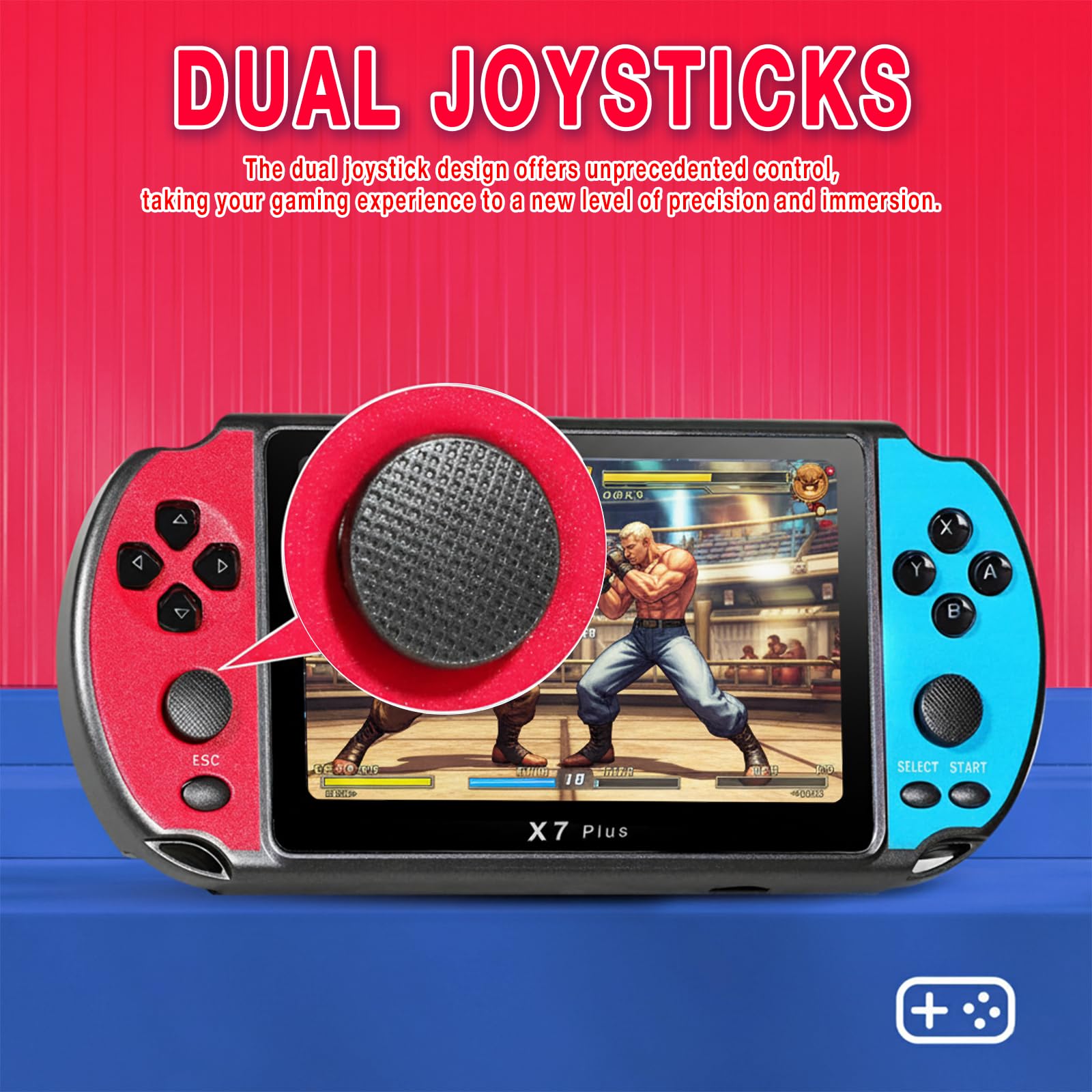 Console Retrogaming de 10 000 Jeux préinstallés, Console de Jeux Portable Écran HD 5,1 Pouces, Plus de 10 émulateurs et 5 Heures d'autonomie - 3