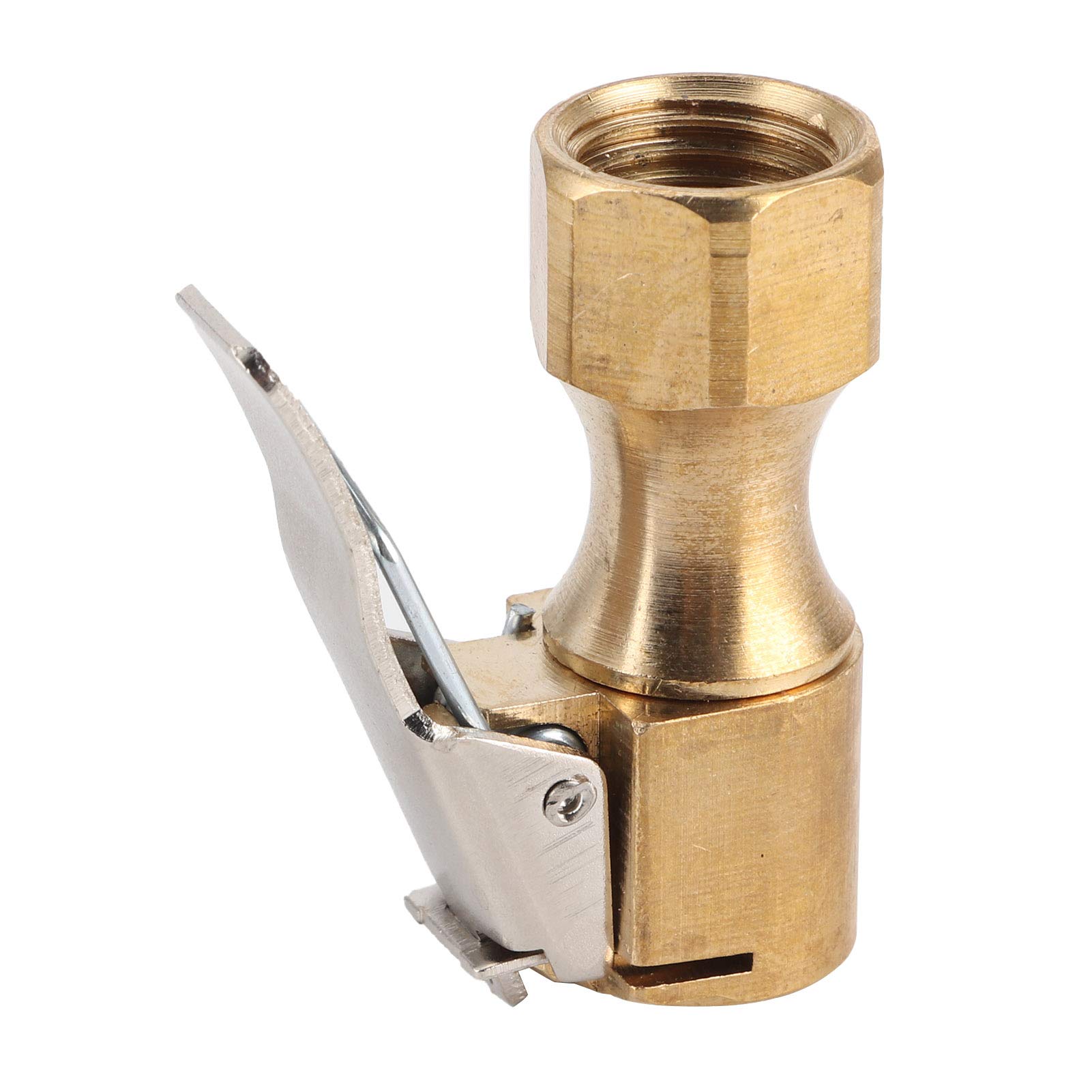Adattatore per Gonfiaggio Pneumatici, Mandrino per Gonfiaggio Pneumatici Connettore Morsetto a Clip per Gonfiaggio Rapido per Auto Moto con Valvola USA