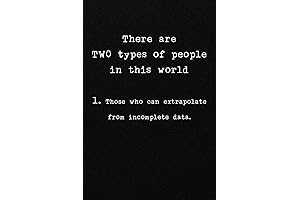 There are TWO types of people in this world 1. Those who...