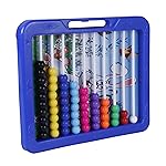 Ratna’s Eductional Classic Counting Slate 2 in 1. Enhances Counting and Writing Skills and Helps Kids to Improve Their Vocabulary (Assorted Colors)