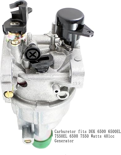 Miniatura 2 de Compatible con carburador 16100-ZE2-734 16100-ZE5-734 para Honda EB5000X EM5000SX EB6500 EB6500X EB6500SX generador para DEK 6500 6500EL 6500 7550