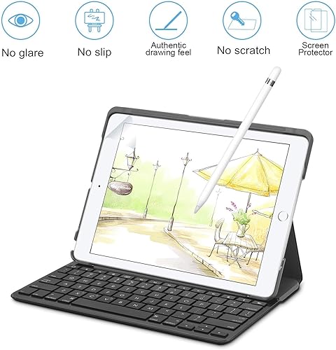 Miniatura 8 de XIRON Paquete de 2 protectores de pantalla de papel para iPad de 9ª/8ª/7ª generación (10.2 pulgadas, 2021/2020/2019), película PET mate para iPad