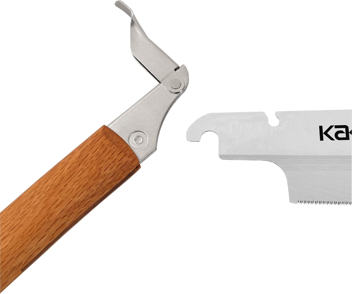 KAKURI Japanese Pull Saw Fine Cut 7" for Woodworking - Professional Handsaw for Precision Cutting, Joinery & Kumiko - Red Oak Handle with Oil Finish - Tool-Free Blade Replacement - Made in Japan