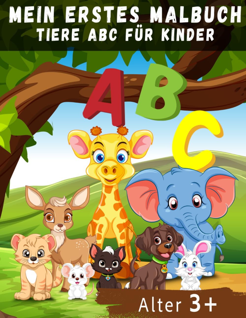 Mein erstes Malbuch – Tiere ABC für Kinder
