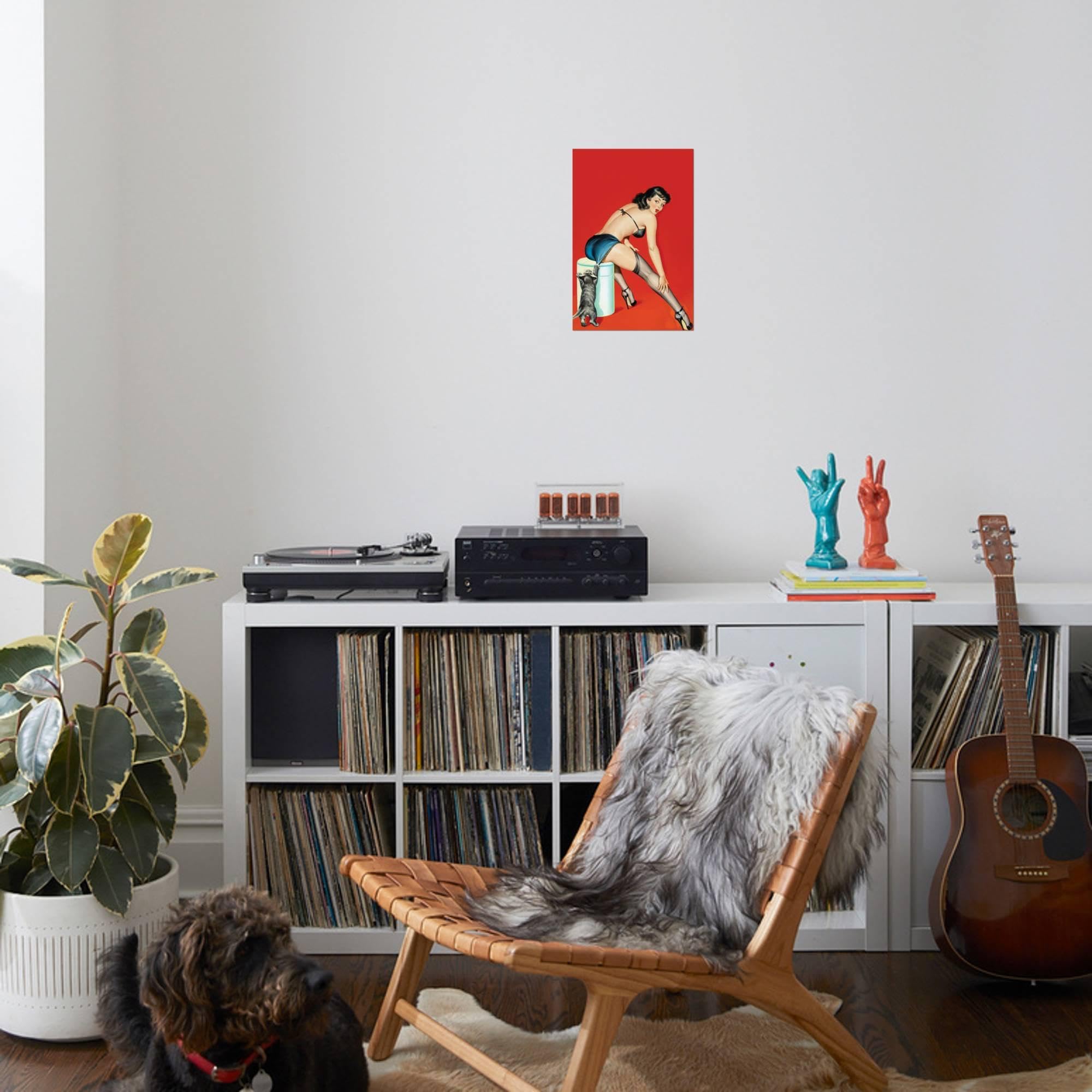 Amazon.com: AllPosters Wall Art Print Flirt Magazine; Playful