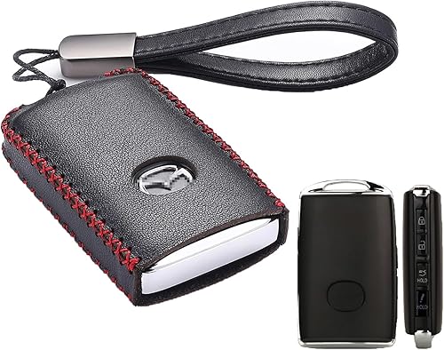 Miniatura 1 de Funda para llavero compatible con Mazda (2020  2024) Mazda 3, Marrón
