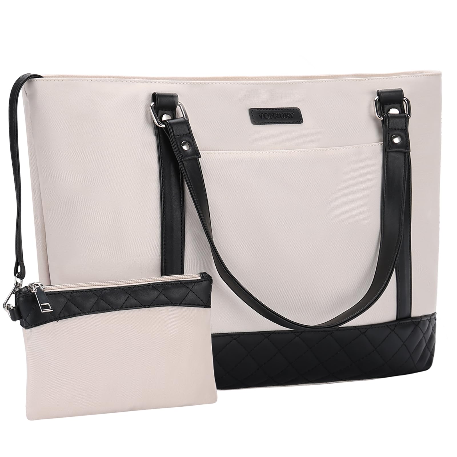 VX VONXURY Bolso Mujer Grande Bolso Tote Mujer para Portátil 15.6 Pulgadas Bolso Portatil Mujer para Trabajo Compras Universidad