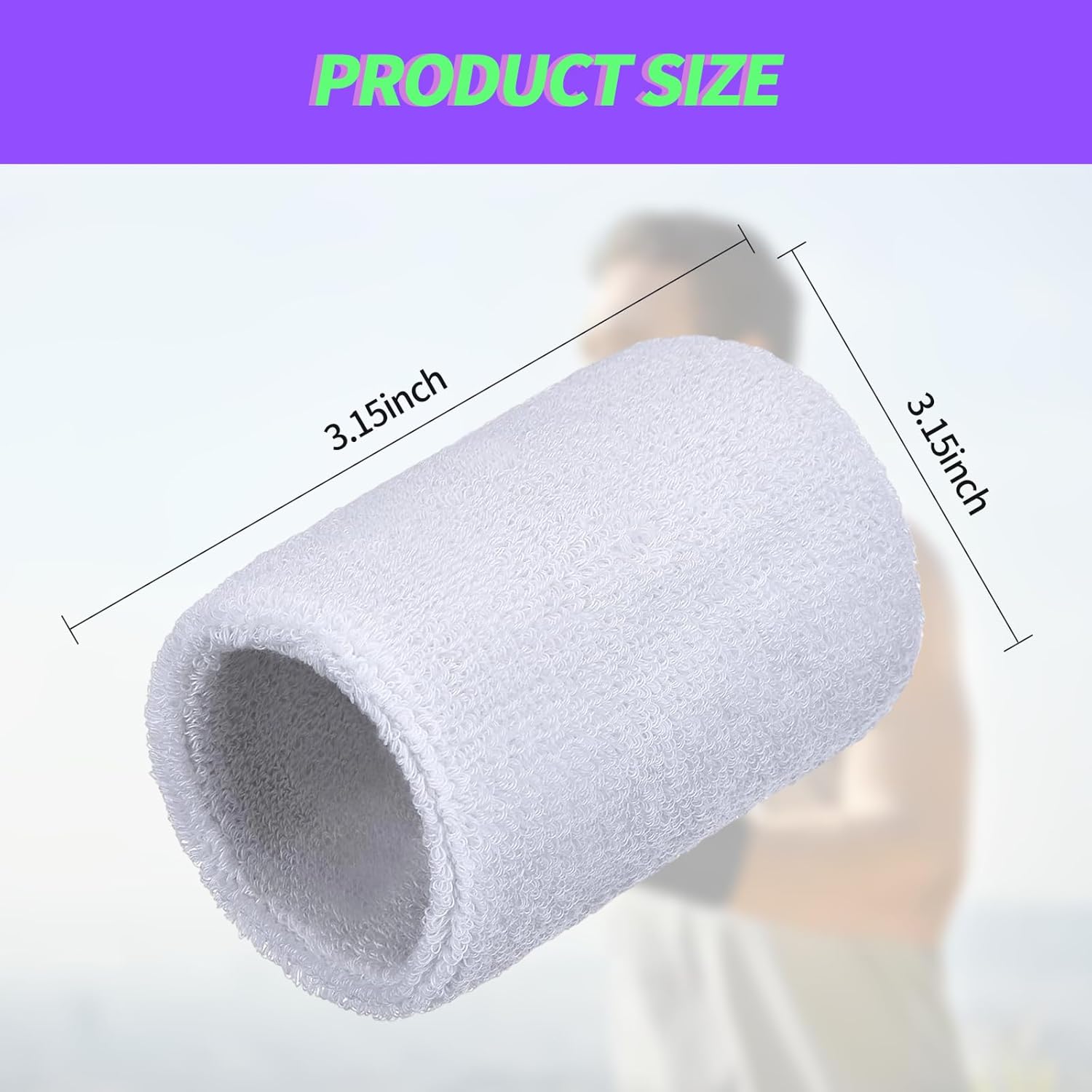 Wrist Sweatbands for Men & Women - Image 2