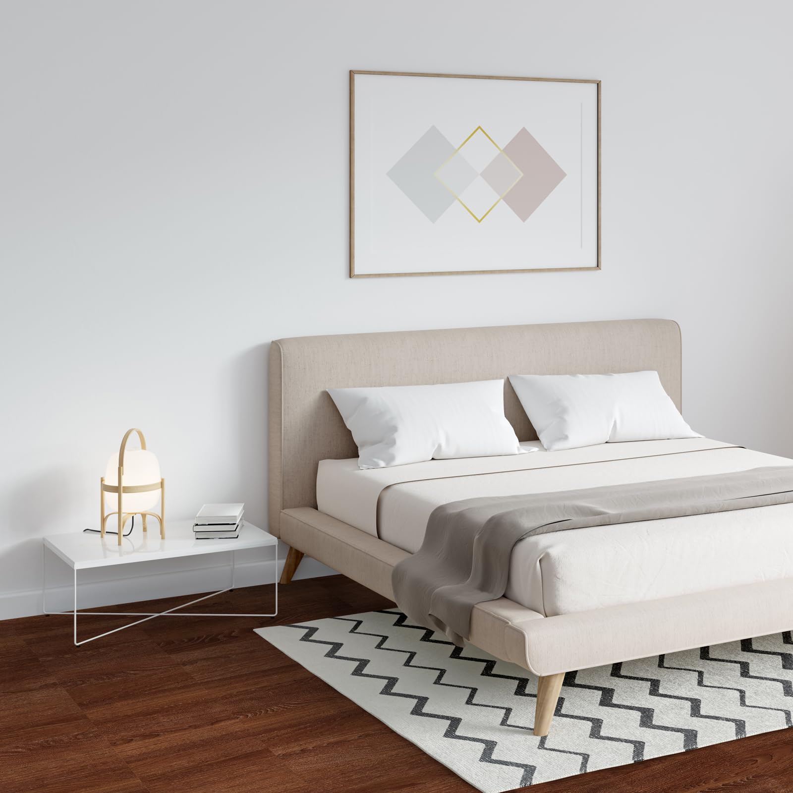 Yipscazo Azulejos de piso para despegar y pegar, cobertura de 32 pies cuadrados, paquete de 32 unidades, nogal rústico de 12 x 12 pulgadas, azulejos de vinilo autoadhesivos, impermeables, perfectos