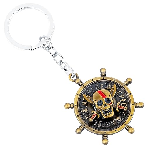 One Piece Keychain, Premium Anime Merch, Monkey D. Luffy Keychain,