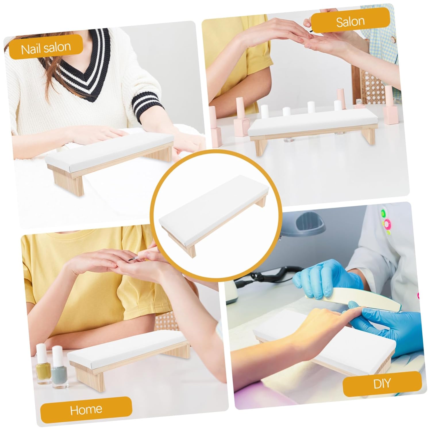 Comfortable Nail Arm Rest Hand Cushion for Manicure Stable and Supple Hand Support Wrist Fatigue Relief Chic Minimalist Design for Home and Professional Use