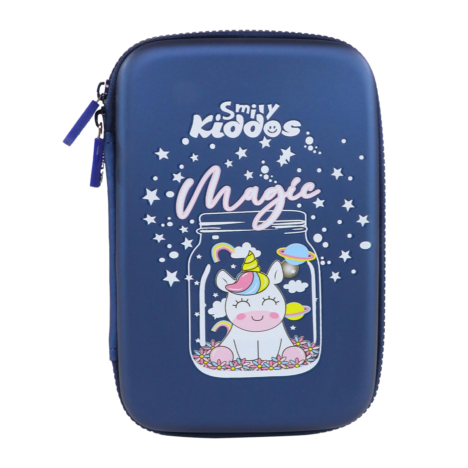 Smily Kiddos Single Compartment Pencil Case Stylish Cute Large Capacity Hardtop EVA Pencil Case Organizer School Kids Girls Women Pen Holder Pouch Multi Purpose| Magic Unicorn Theme | Blue (B0CSKCKWBR) Amazon Price History, Amazon Price Tracker