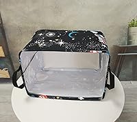 Vista 3 de Cesta rectangular de almacenamiento de regalo, cesta de almacenamiento para estante del hogar, cesta organizadora de ropa, cesta de lavandería