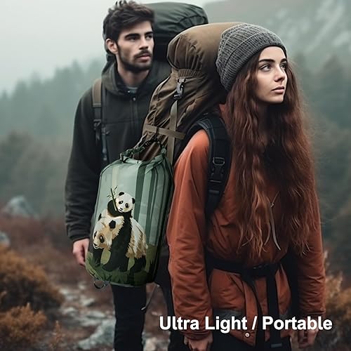 Miniatura 7 de Manta de vellón Sherpa para camping, combinada 2 en 1, ultra suave, cálida y saco de dormir ultraligero para todas las estaciones, campamento al