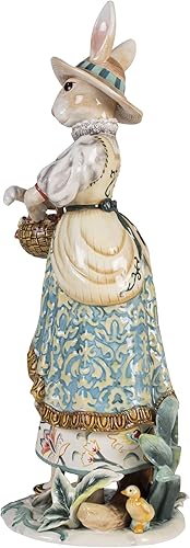 Miniatura 10 de Fitz and Floyd Dapper - Figura de cerámica masculina de conejo de 20 pulgadas