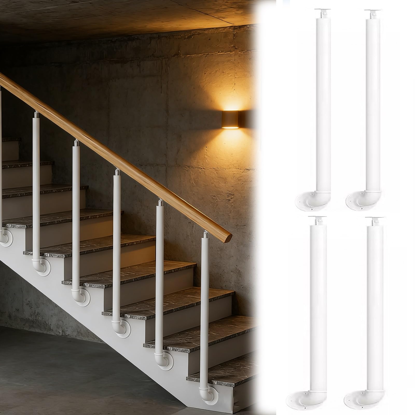 Garde-corps de montage latéral intérieur pour sublimer votre balcon et porche