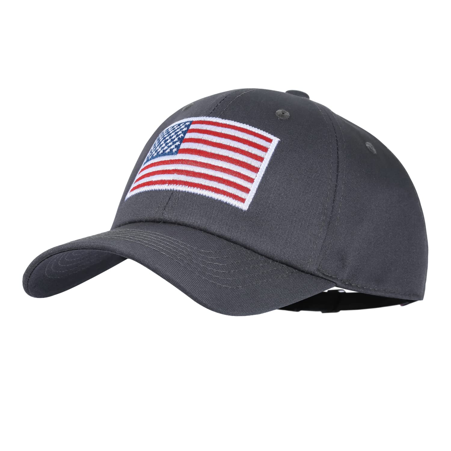 IINAmerican Flag Baseball Cap for Men Women Low Profile USA Army Tactical Operator Military Plain Dad Hat