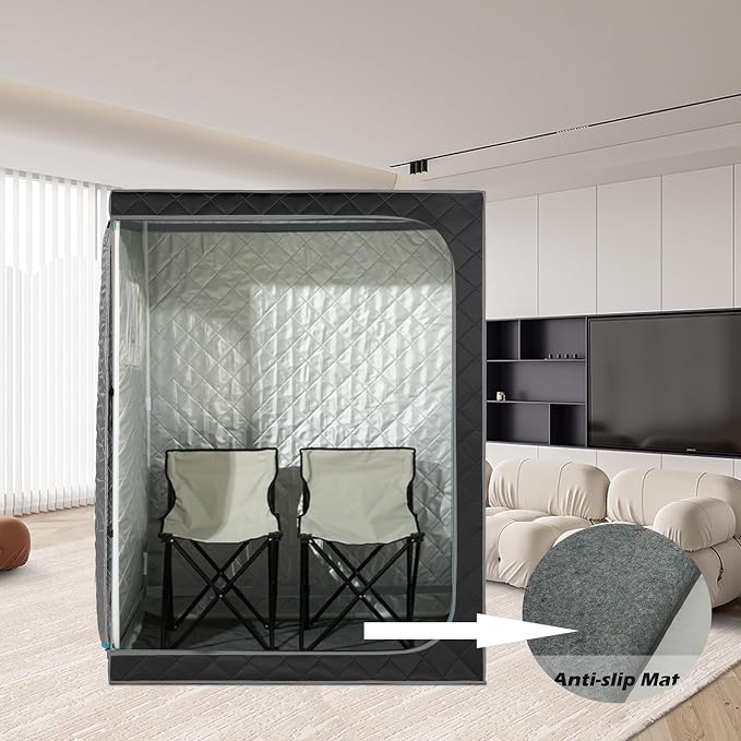 Alfombrilla para sauna portátil de vapor o infrarrojo miniatura 3