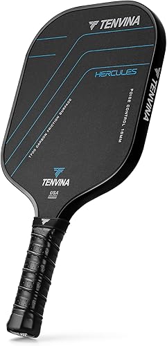 Vista 10 de TENVINA Pickleball Paddles, Multi-Layer T700SC Textured Carbon Fiber Pickleball Paddle, 4-Types of Shapes and Thicknesses, Strong Spin & Power