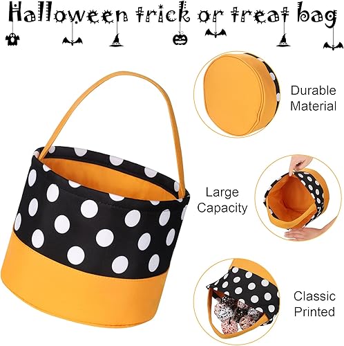 Miniatura 10 de 2 bolsas de dulce o truco de Halloween, bolsas de tela para dulces de Halloween, 2 estilos (calavera y murciélago), Varios colores