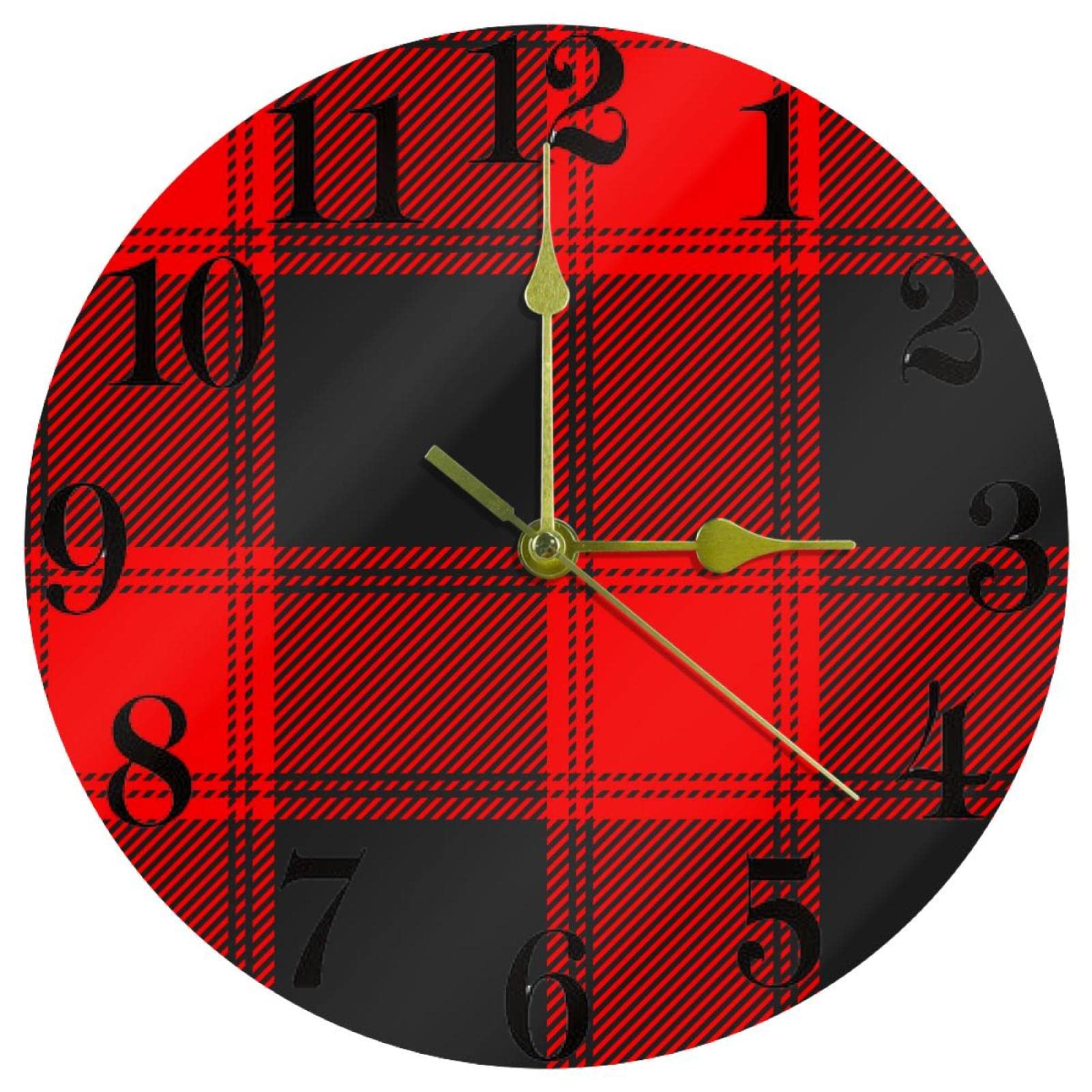 Horloge murale silencieuse contre les bruits de tic-tac stressants